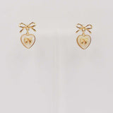 Forever Yours Bow Studs