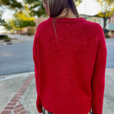 Red Teddy Bear Sweater