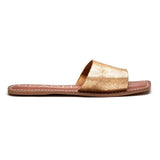Bali Slide Sandal - Gold Frost