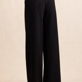 Black Astrid Super Stretch Pull On Straight Pants