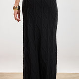 Black Tabitha Sweater Skirt