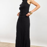 Black Tabitha Sweater Skirt