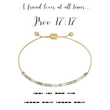 Proverbs 17:17 Bracelet