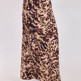 Brown Multi Wild Mustang Maxi Skirt