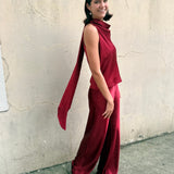 Jeiel Satin Bias Pant