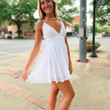 Cloud Nine Lace Mini Dress