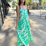 Ocean Waves Cami Swing Maxi