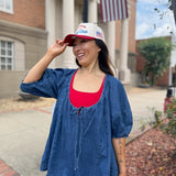 Runa Denim Romper