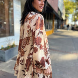 Coffee Cream Brown Jane Dress