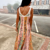 Vintage Floral Maxi Dress