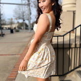 Golden Meadow Tie-Back Dress