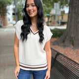 Fletcher Sweater Vest - Crystal