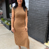 Wandering Intricate Knit Dress