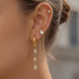 Celine CZ Earring Trio Set
