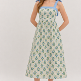 Botanical Fields Midi Dress