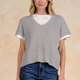 Cloudline Layered Sweater Tee