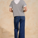 Cloudline Layered Sweater Tee