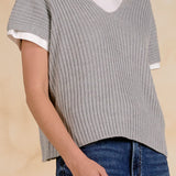 Cloudline Layered Sweater Tee