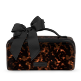 Tortoiseshell Bow Jelly Cosmetic Bag