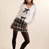 Cream Celeste Bows Cardigan