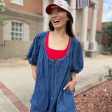 Runa Denim Romper