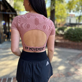 Run the Distance Baby Tee - Petal Combo