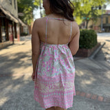 Blush Petal Mini Dress