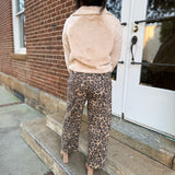 Cream Faux Fur Cropped Jacket