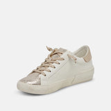 Zina Sneaker - White Gold