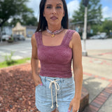 Love Letter Cami - Beet Red