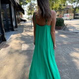 Matte Crepe Cami Swing Maxi