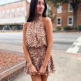 Savanna Rouge Ruffle Mini Dress