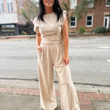 Cindy Elastic Waist Knit Pant