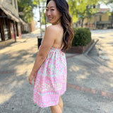 Blush Petal Mini Dress