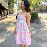 Blush Petal Mini Dress