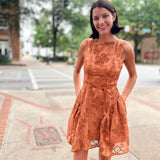 Sienna Bloom Embroidered Mini Dress