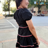 Midnight Charm Mini Dress