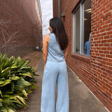 It's Pouring Sleeveless Top