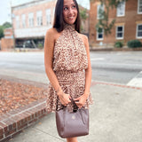 Savanna Rouge Ruffle Mini Dress