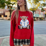 Red Teddy Bear Sweater