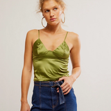 Last Call Strappy Cami - Peat Moss