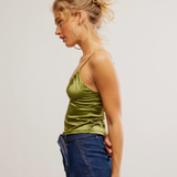 Last Call Strappy Cami - Peat Moss