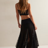 Nice To Meet You 1/2 Slip - Black