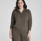 Spanx Airessentials Half Zip - Mineral