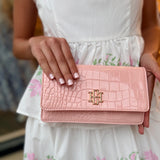 Brynleigh Clutch Crossbody Blush Patent EC