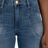 Meg High Rise Front Pocket Jeans in Lovers Blue
