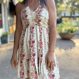 Garden Glow Halter Dress