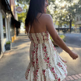 Garden Glow Halter Dress