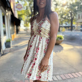 Garden Glow Halter Dress