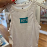 Zeta Tau Alpha White Tank
